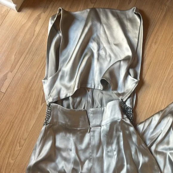 BEVza Vest Dress in Steel Grey - Picture 6 of 8